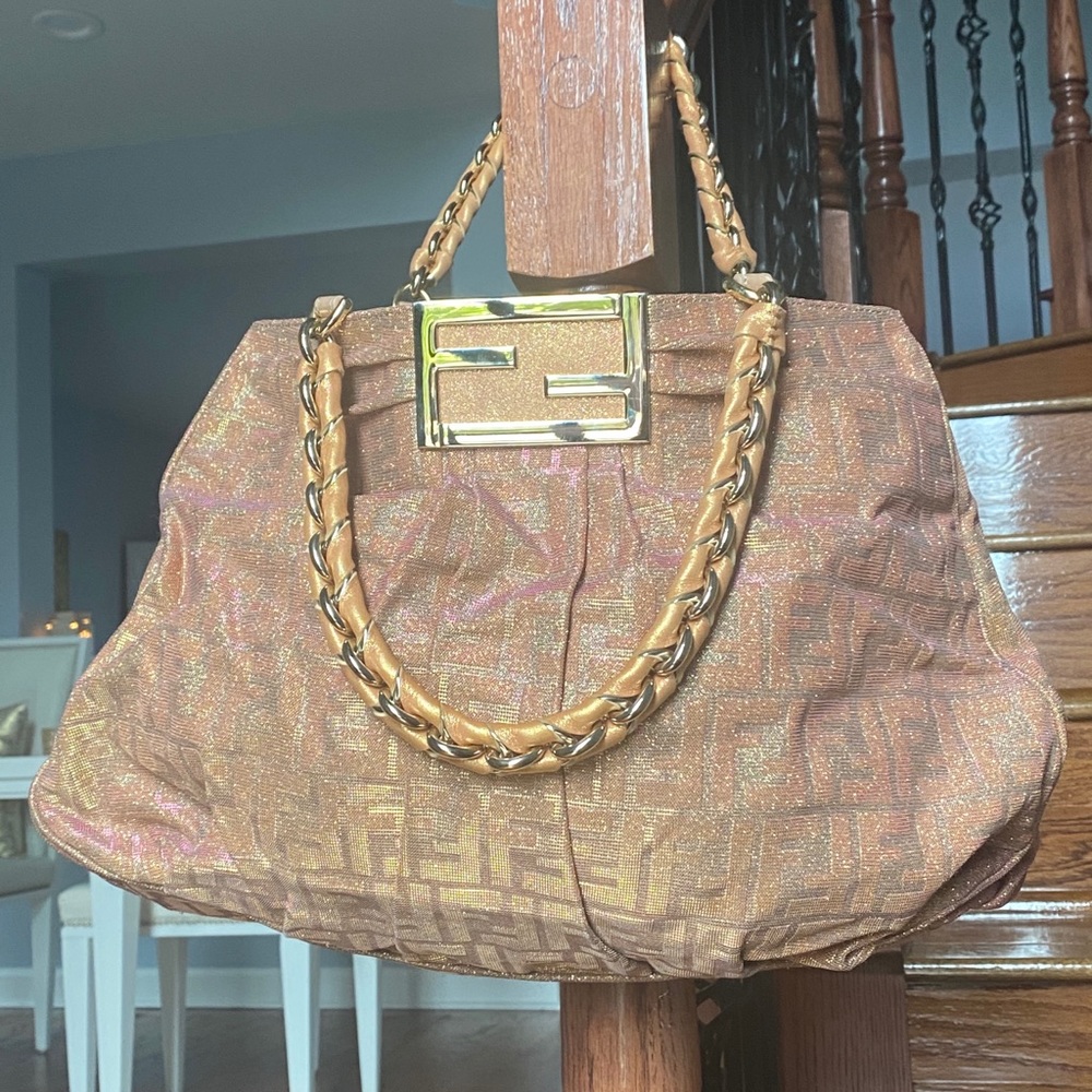 Rose Gold Fendi Bag